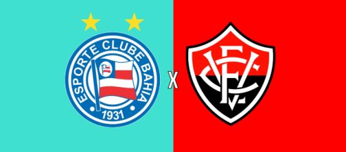 Bahia x Vit&oacute;ria ao vivo (Montagem Diogo Marcondes)