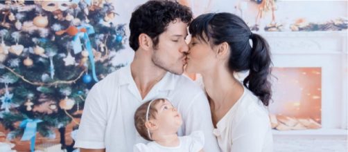 Jos&eacute; Loreto, D&eacute;bora Nascimento e Bella (Reprodu&ccedil;&atilde;o Instagram)