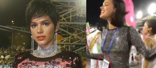 Bruna no Carnaval do Rio. (Foto: Reprodu&ccedil;&atilde;o/Instagram)