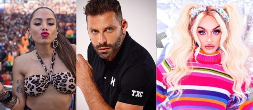 Anitta, Henri Castelli e Pabllo Vittar (Reprodu&ccedil;&atilde;o/Instagram Montagem/Telma Myrbach)