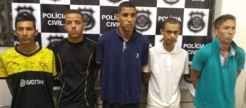 Cinco acusados foram presos ap&oacute;s matarem suspeito. (Divulga&ccedil;&atilde;o/Pol&iacute;cia Civil)