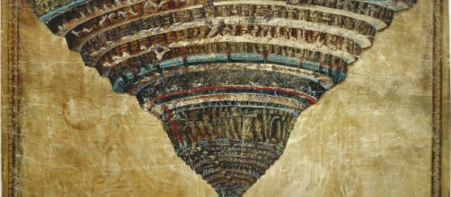 Divine Comedy Illustrated by Botticelli - Wikipedia - wikipedia.org