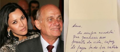 No dia em que completou 1 m&ecirc;s da morte de Boechat, Veruska divulgou carta que ganhou. (Foto: Reprodu&ccedil;&atilde;o/Instagram)