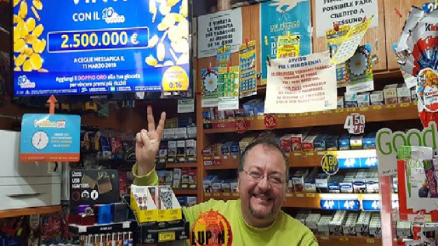 Ceglie Messapica, la dea bendata si ferma nel brindisino: vinti 2 milioni e mezzo di euro al 10eLotto.