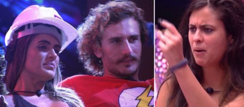 Carol, Alan e Hana do BBB19 (Reprodu&ccedil;&atilde;o)