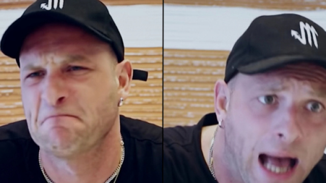 Clementino durante l'ultima intervista.