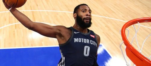 Andre Drummond's double-double powered the Pistons past the Lakers on Friday. [Image via NBA/YouTube]