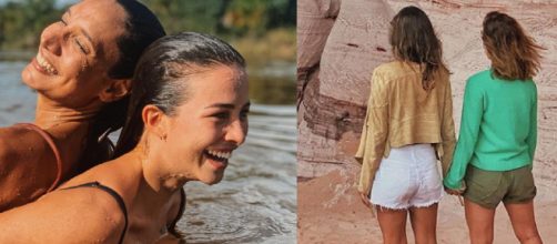 Maria Maya e namorada no Jalap&atilde;o (Reprodu&ccedil;&atilde;o Instagram)