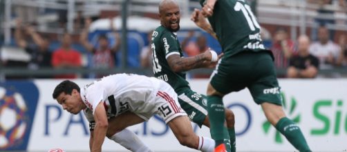 S&atilde;o Paulo conheceu mais uma derrota em cl&aacute;ssicos. (Divulga&ccedil;&atilde;o/Palmeiras)