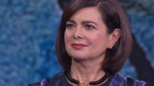 Laura Boldrini parla ospite da Fazio