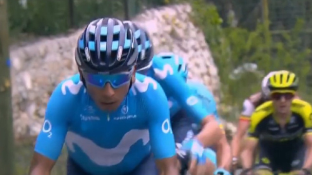 Nairo Quintana all'attacco alla Parigi-Nizza.
