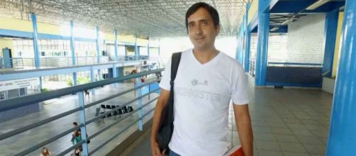 Luiz Gustavo Galv&atilde;o "puxou a fila" e foi o primeiro detento do regime semiaberto a chegar &agrave; universidade (Reprodu&ccedil;&atilde;o/TV Tem)