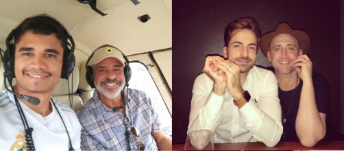 Lulu Santos e Paulo Gustavo j&aacute; assumiram seus parceiros (Foto: Reprodu&ccedil;&atilde;o/Instagram/@lulusantosoficial/@paulogustavo31)