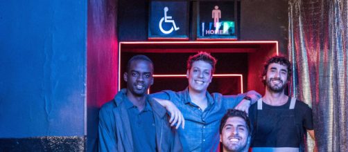 Na foto o quarteto de protagonistas da s&eacute;rie 'Homens?' (Divulga&ccedil;&atilde;o)