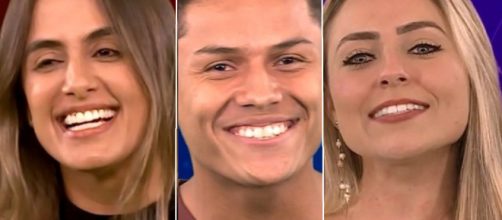 Pared&atilde;o triplo tem Danrley, Paula e Carol. (Foto: Reprodu&ccedil;&atilde;o / Gshow)