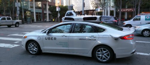 Uber vehicle in action. - [Diablanco / Wikimedia Commons]