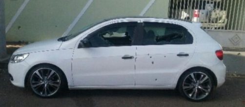 Ex-PM alveja carro do amigo mais de 30 vezes. (Reprodu&ccedil;&atilde;o/Pol&iacute;cia Militar)