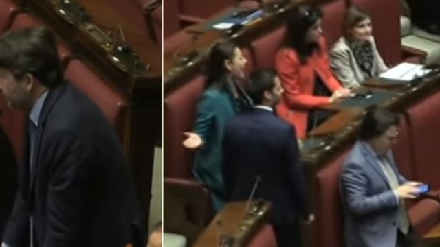 L'intervento di Dario Franceschini ha scatenato la bagarre alla Camera dei Deputati.
