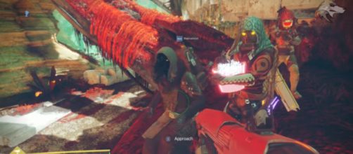 Dmg revealed that the vendor will begin selling Forsaken Exotics next week. [Image source: xHOUNDISHx/YouTube]