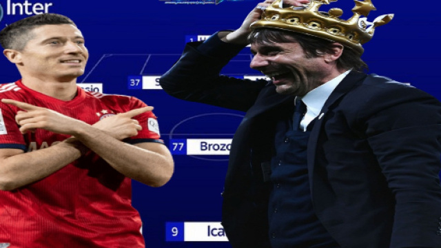 La nuova Inter con Conte e Lewandowski