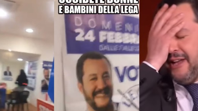 'Uccidete donne e bambini', Salvini diffonde un video proveniente da Oristano
