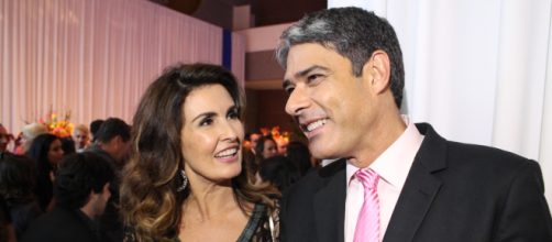 F&aacute;tima Bernardes e Bonner na &eacute;poca de casados. (Arquivo Blasting News)