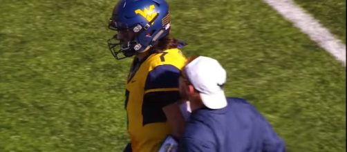 Will Grier is expected to be taken in the 2nd round of the 2019 NFL Draft. [Source: ESPN/YouTube]