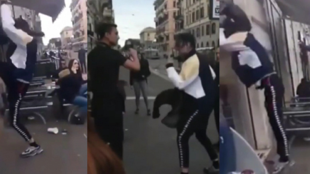 Traffik se la prende con una vetrina