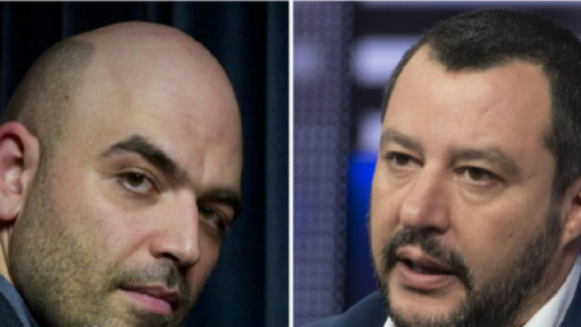 Intellettuali di tutto il mondo solidali con Roberto Saviano contro Matteo Salvini