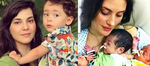 Taina Muller e Fiorentino tiveram partos prematuros (Reprodu&ccedil;&atilde;o Instgram/@tainamuller/@isabellafiorentino)