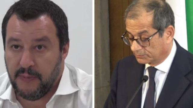 Matteo Salvini non le manda a dire al ministro Tria