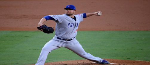 Jon Lester isn't looking great [Image via Arturo Pardavila III/Wikimedia Commons]