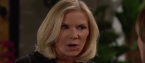 Brooke gets fierce and forceful against Taylor to protect Hope. - [CBS / YouTube screencap]