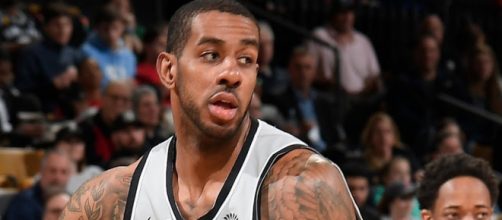 LaMarcus Aldridge helped the Spurs defeat the Celtics on Sunday (Mar. 23). [Source: NBA/YouTube]