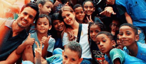 Marina Ruy Barbosa em projeto social. (Reprodu&ccedil;&atilde;o/Instagram/@marinaruybarbosa)