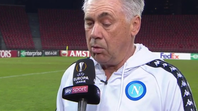 Carlo Ancelotti, allenatore del Napoli