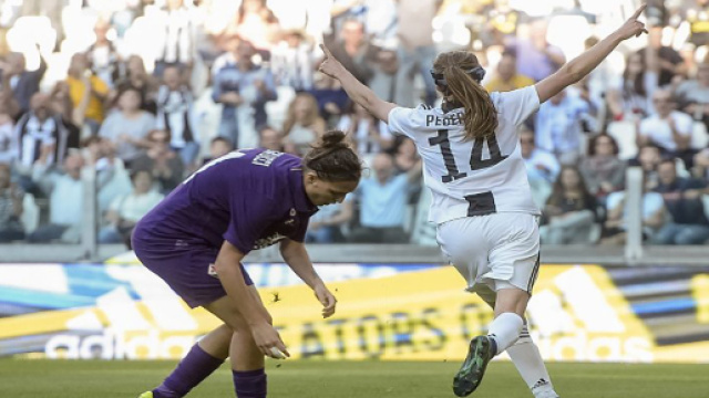 La gioia di Pedersen dopo il goal decisivo