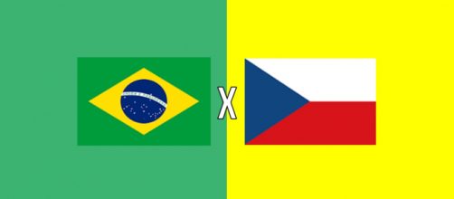 Brasil x Rep&uacute;blica Tcheca ao vivo (montagem Diogo Marcondes)