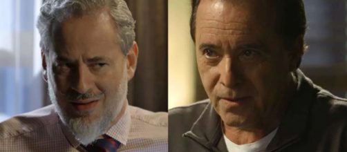 Olavo e Eurico discutem planos de destruir a cidade. (Reprodu&ccedil;&atilde;o/Gshow)