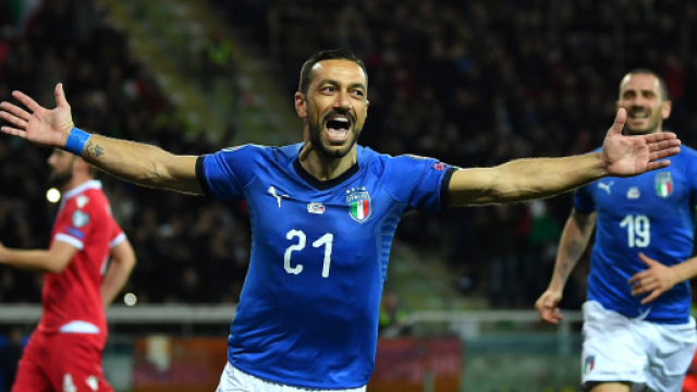Italia-Liechtenstein 6-0: Quagliarella, doppietta record per il sampdoriano