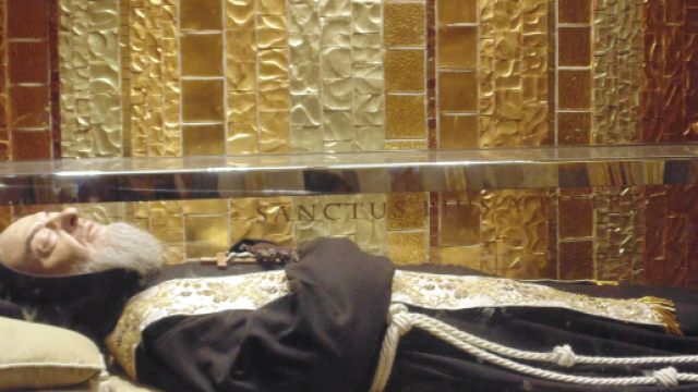 Relics of St. Pio of Pietrelcina - The Roman Catholic Diocese of ... - dphx.org