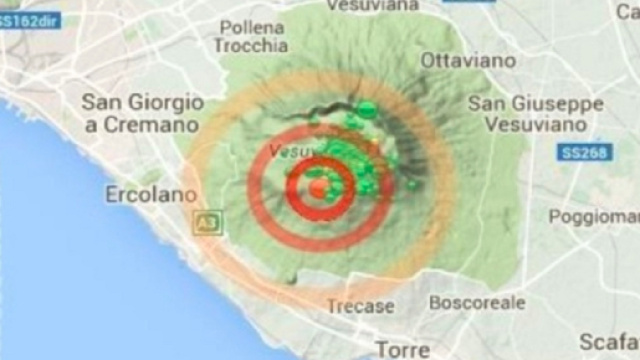 Sciame sismico sul Vesuvio, 30 scosse in un&rsquo;ora - Teleclubitalia