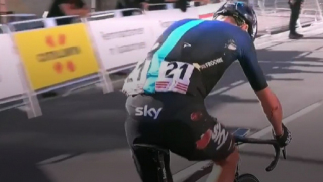 Volta Catalunya, Chris Froome in ritardo