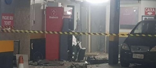 Ladr&otilde;es explodem caixas eletr&ocirc;nicos (Divulga&ccedil;&atilde;o/PMDF)