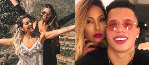 M&atilde;es famosas que deram &agrave; luz jovens (Reprodu&ccedil;&atilde;o/Instagram/@kellykey/@mcpablinho)