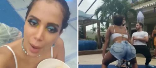 Anitta em sua festa de anivers&aacute;rio. (Reprodu&ccedil;&atilde;o/Instagram/@Anitta)