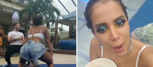 Anitta rebola muito e come comida vegana em festa de anivers&aacute;rio (Foto: Reprodu&ccedil;&atilde;o/Instagram/@Anitta)