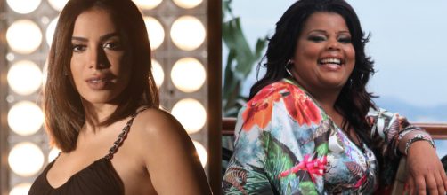 Tati Quebra Barraco e Anitta em pol&ecirc;mica (Arquivo Blasting News)