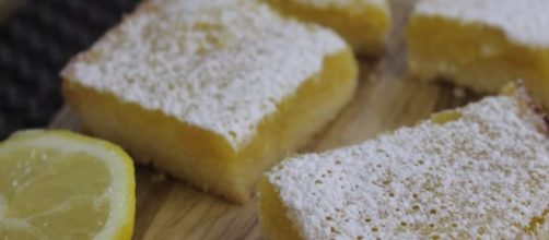 Super simple lemon bars recipe - Image credit - Amina is Cooking | YouTube