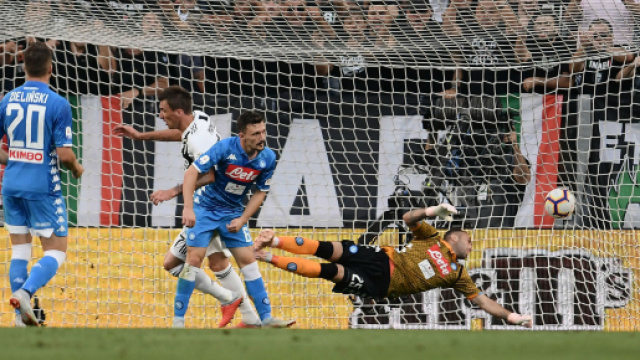 Il gol di Mario Mandzukic nella partita d'andata. - fonte: goal.com